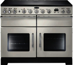 RANGEMASTER  Excel 110 Electric Induction Range Cooker - Ivory & Chrome